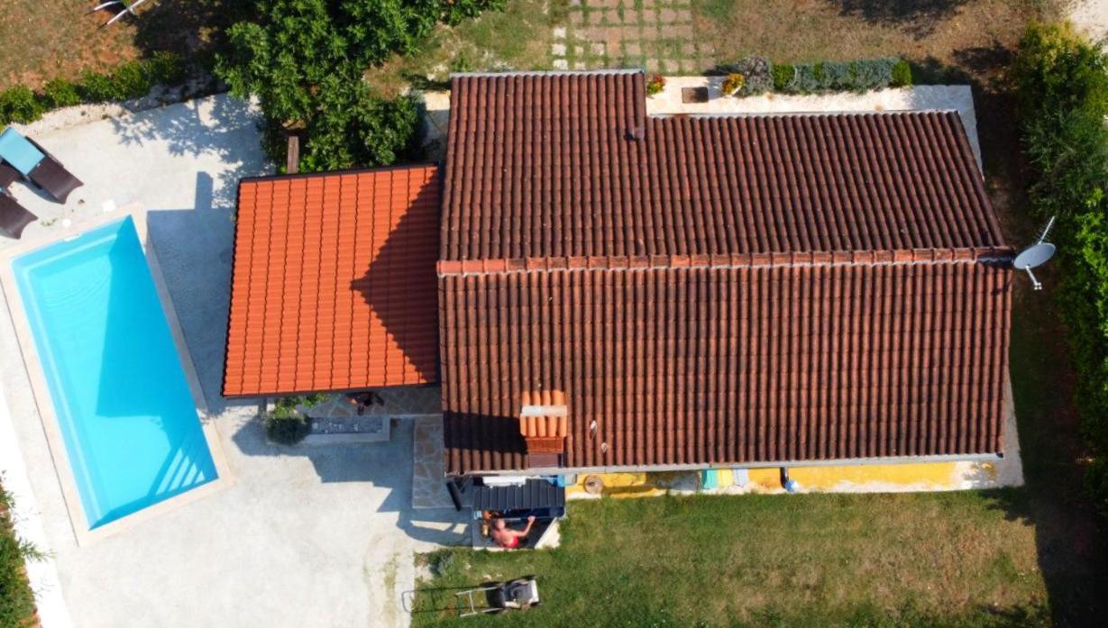 Вилла Rustic House With Private Swimming Pool Пула Экстерьер фото